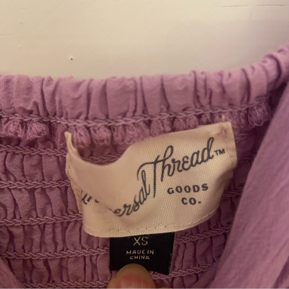 Universal Thread Lavender Purple Puff Sleeve Dress - image 5